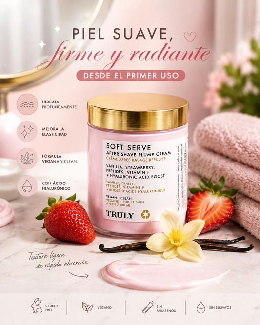Crema Truly Soft Serve Fresa